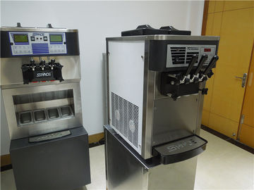 Tragbare Maschine des gefrorenen Joghurts, Doppeltorsions-Aroma-gefrorener Jogurt, der Maschine herstellt